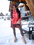 ELYNDI extended wool sweater - CORAL PRE-ORDER